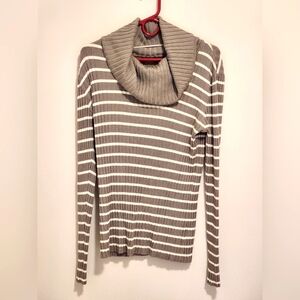 APT 9 LONG SLEEVE COWL NECK TOP